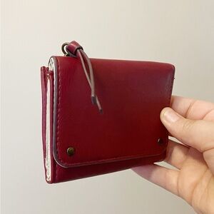Yik Fung Elegant Soft Leather Wallet, Burgundy